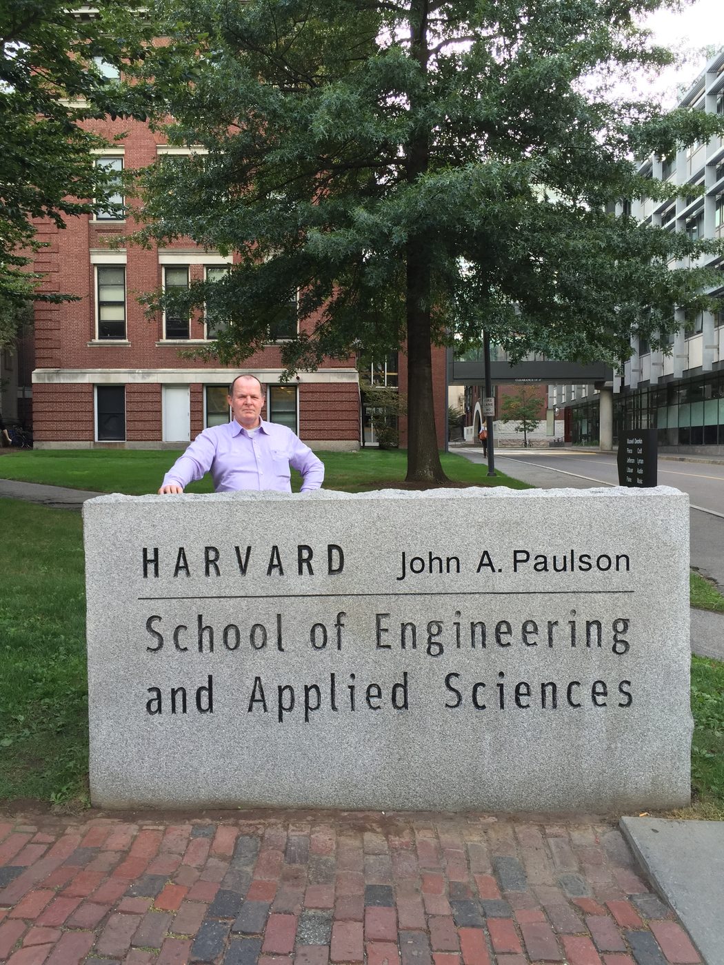 Rick Collingwood at the Harvard John A. Paulson School of Engineering and Applied Sciences.