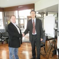 Rick Collingwood with Marco Paret.