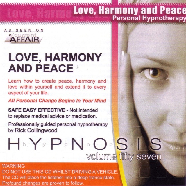 Love, Harmony and Peace Hypnosis